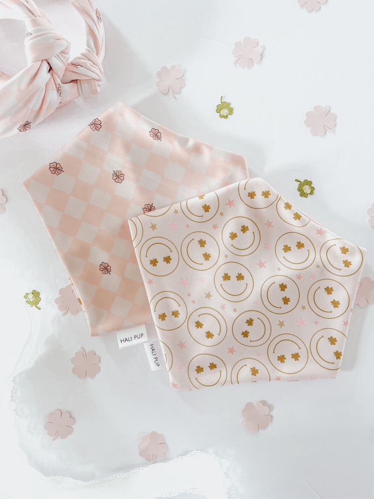 Lucky Smileys Reversible Dog Bandana