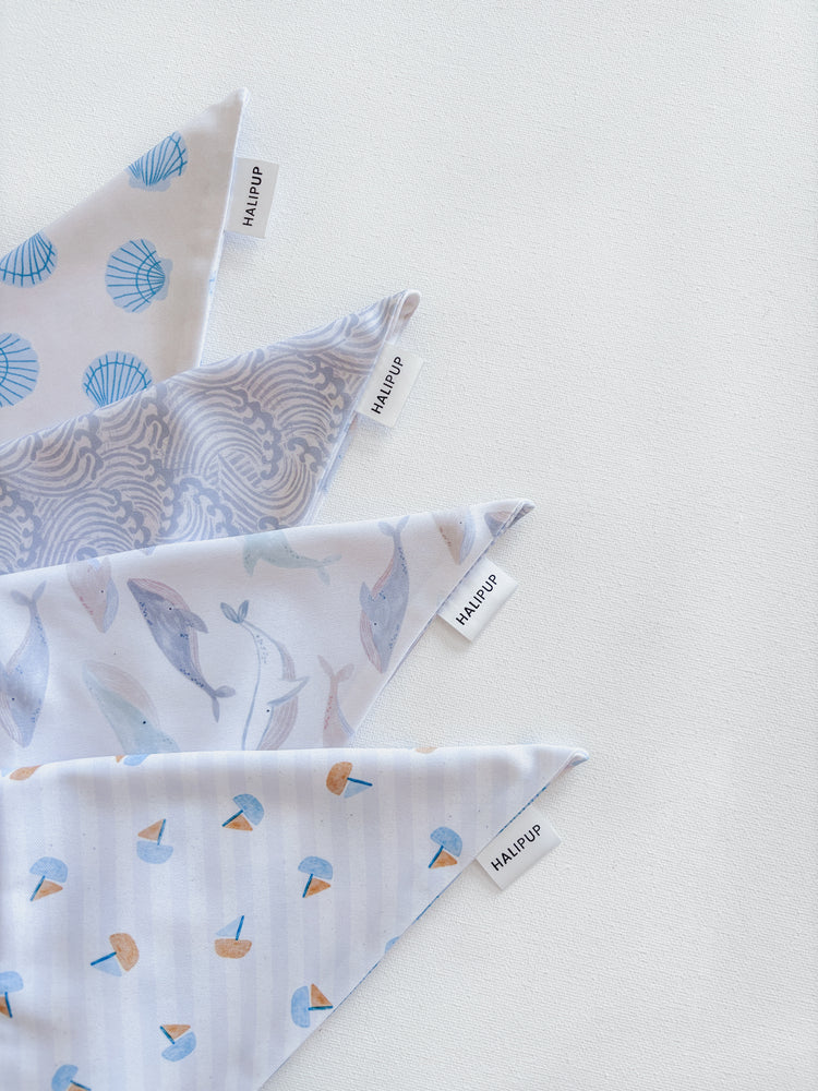 Whales & Waves Dog Bandana