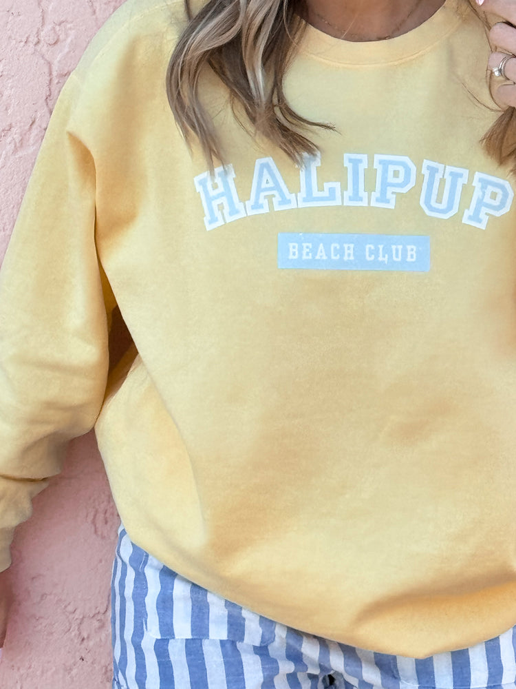 Halipup Beach Club Crewneck