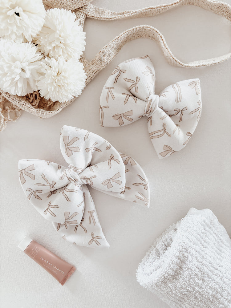 Coquette Bows Over The Collar Bow