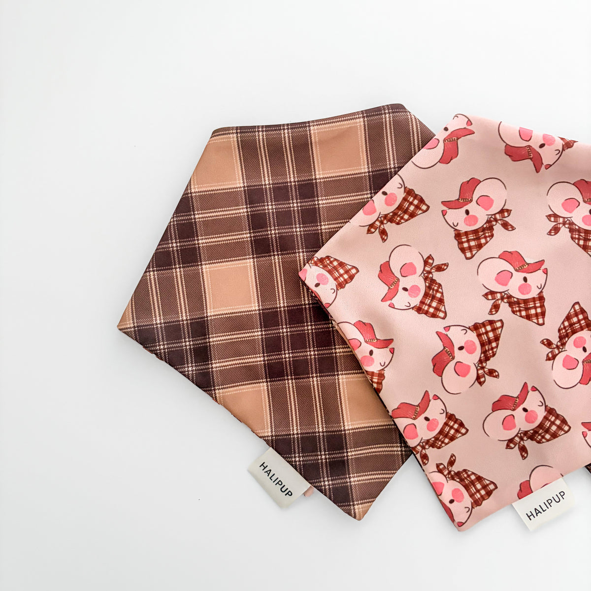 Field Mice & Plaid Dog Bandana