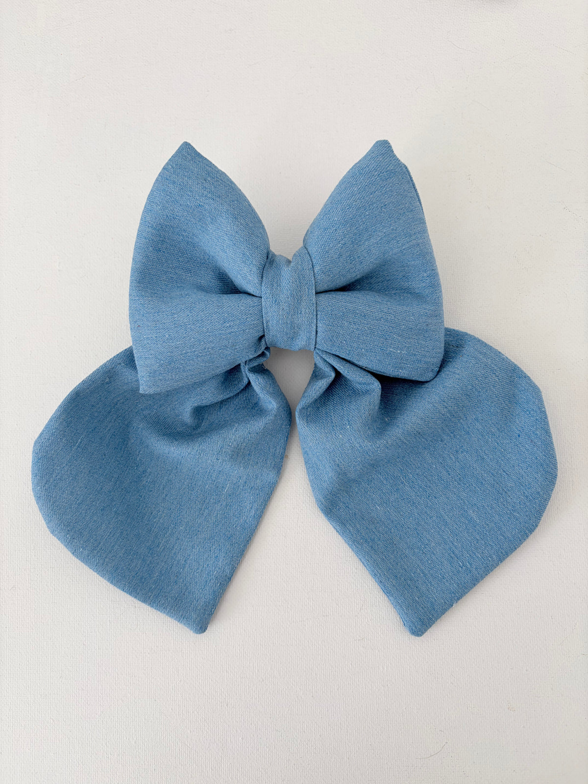 Blue Denim Sailor Bow
