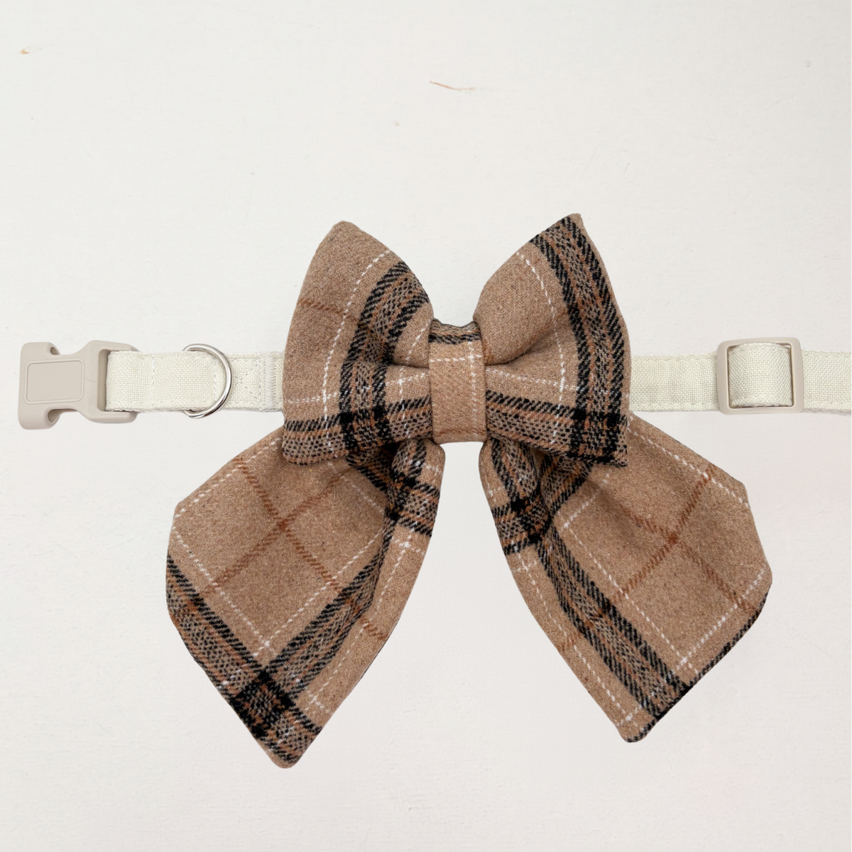 Grandpa Plaid Sailor Bow