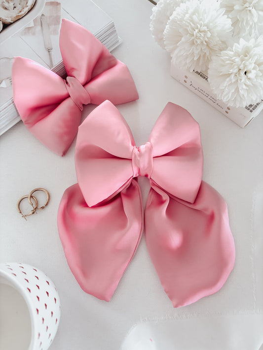 Barbie Pink Over the collar dog bow