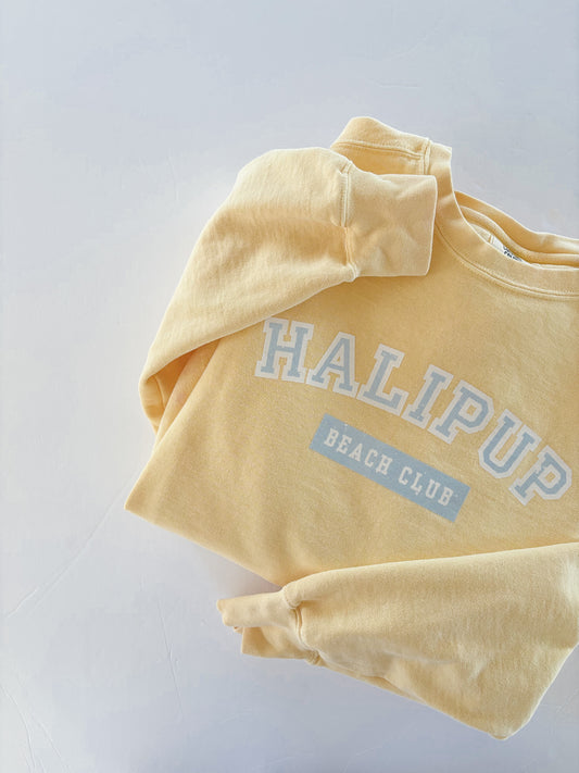 Halipup Beach Club Crewneck