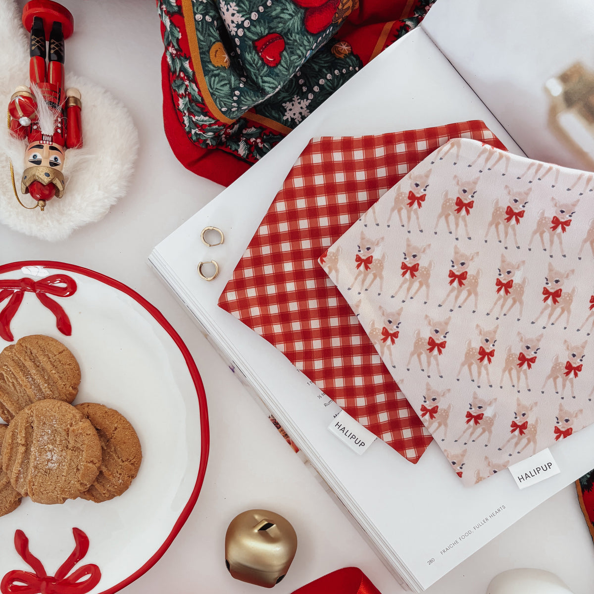 Blush & Blitzen Dog Bandana