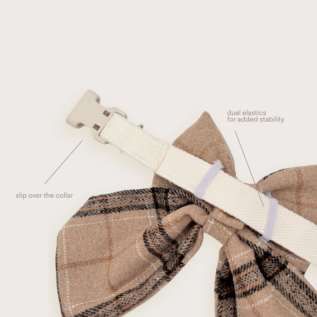 Grandpa Plaid Sailor Bow