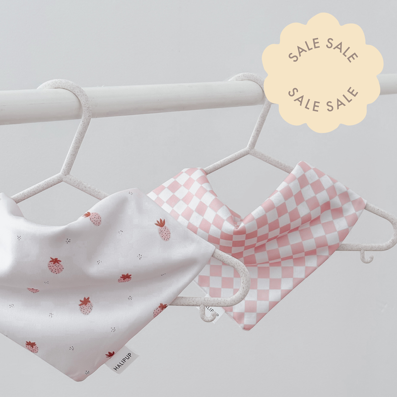 Minor Flaw Berry Blush Dog Bandana