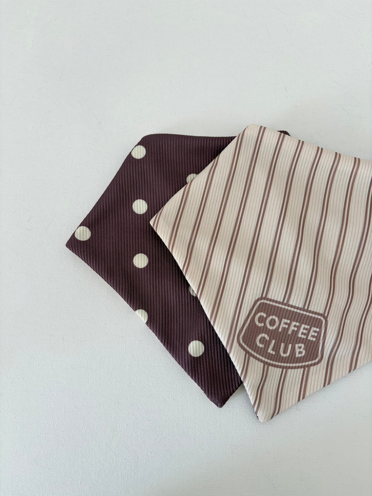 Coffee Club Ribbed Dog Bandana