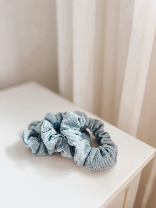 Light Denim Scrunchie