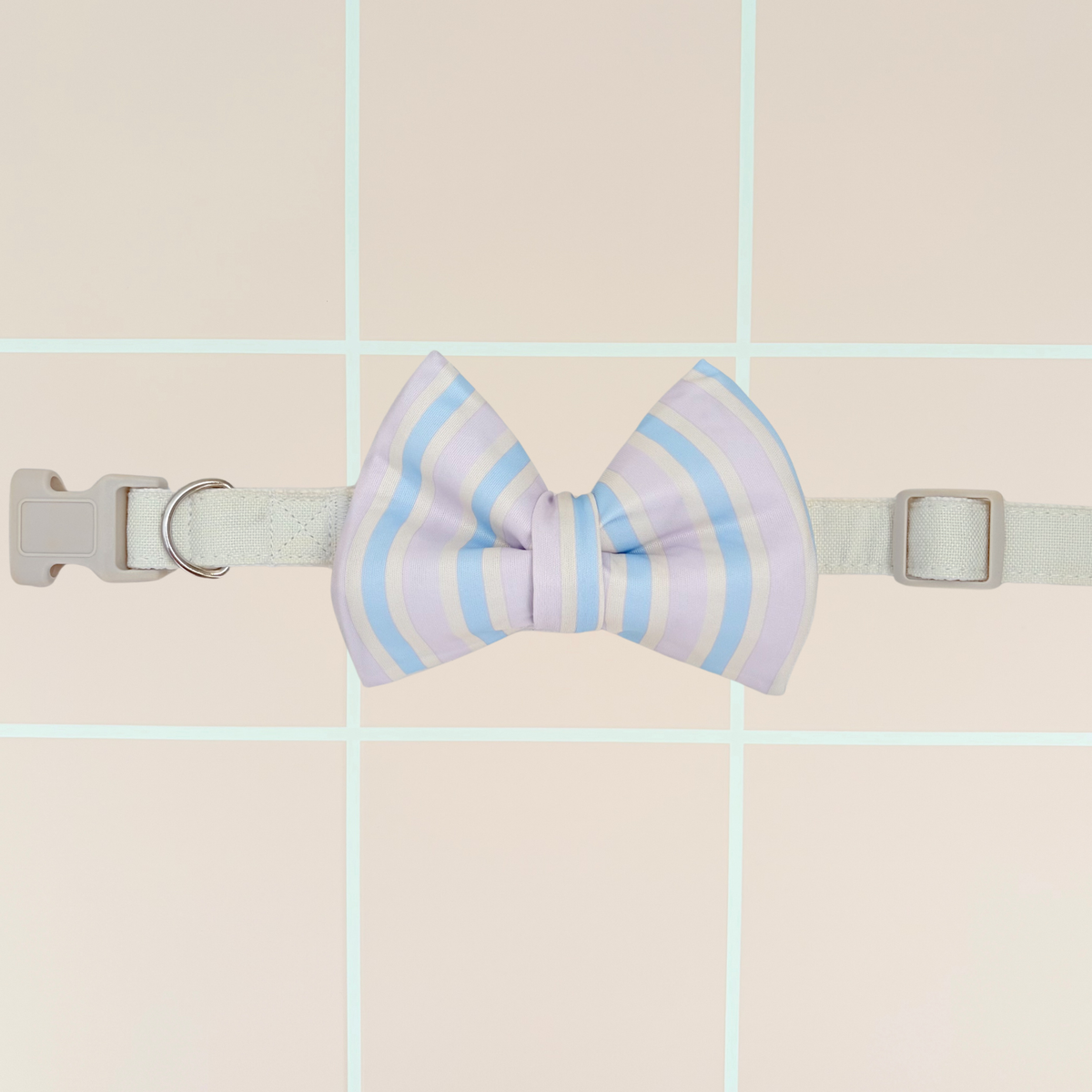 Waterbaby Stripe Classic Dog Bow