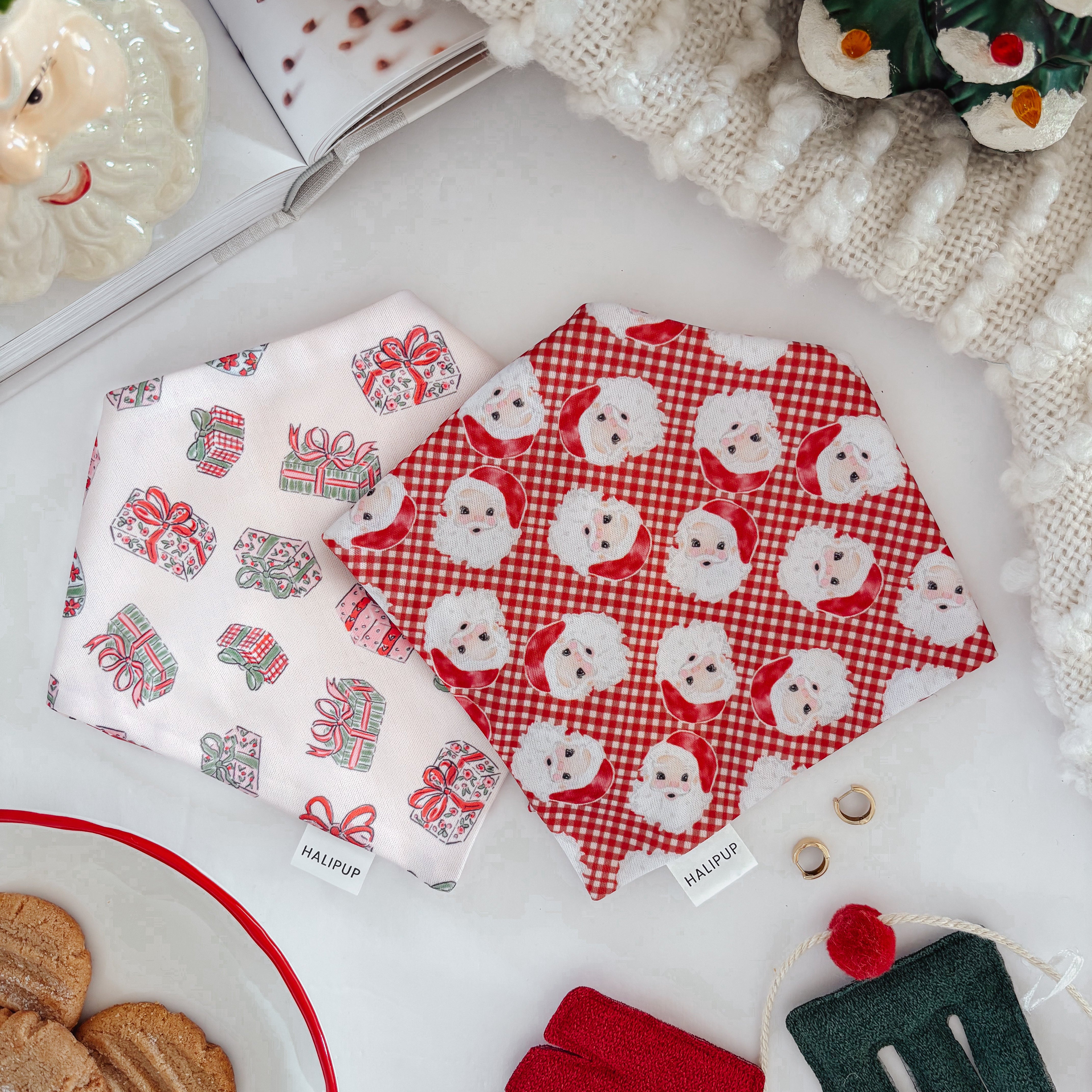 Classic Christmas Dog Bandana