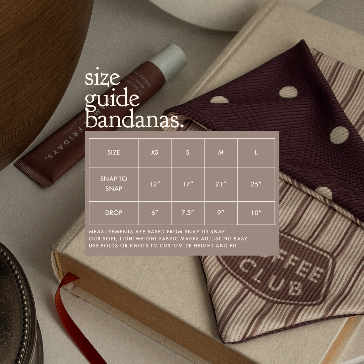 MINOR FLAW Coffee Club Ribbed Dog Bandana
