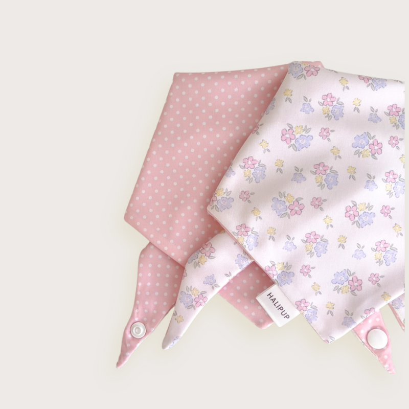 Petals & Polkas Dog Bandana