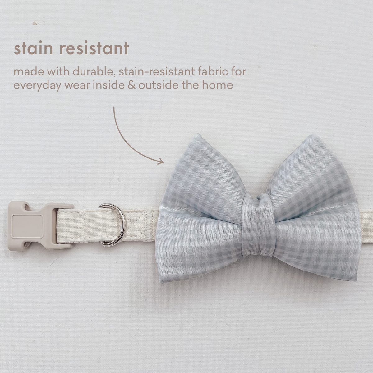 Gingham Classic Dog Bow