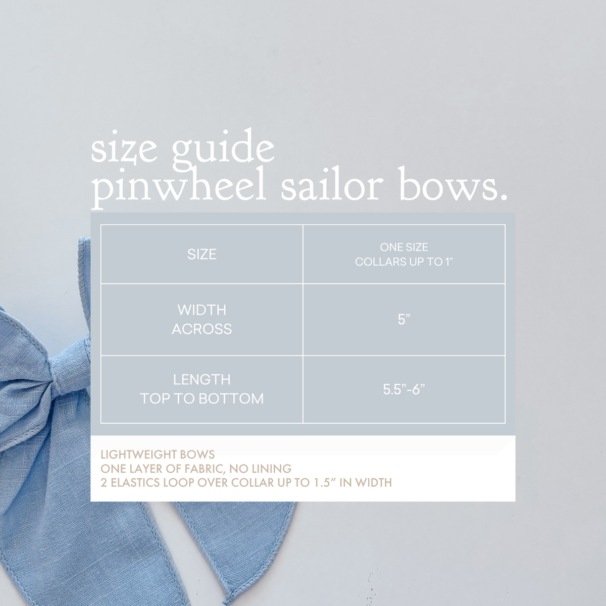 Blue Pinwheel Sailor Bow