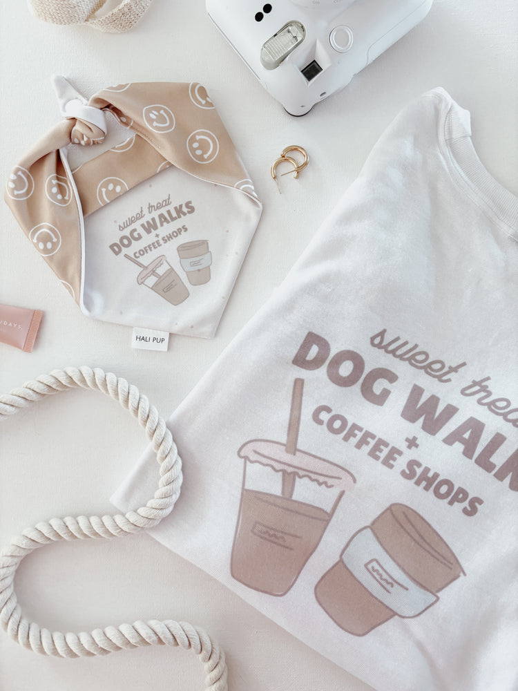 Coffee Shops & Dog Walks Graphic Tee