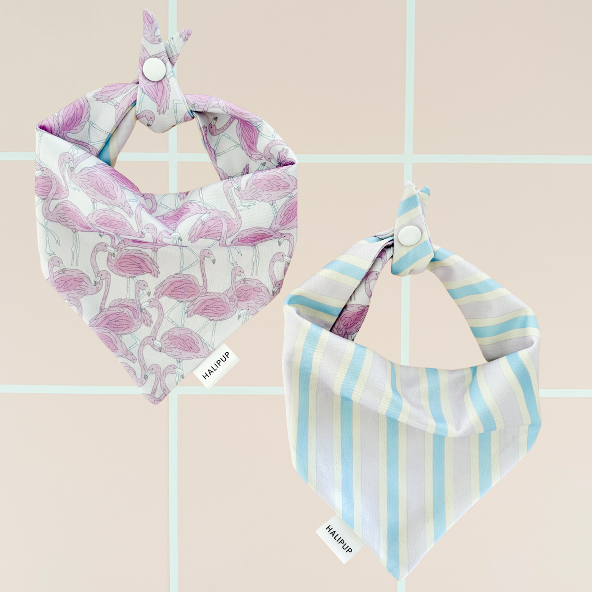 Waterbaby Stripe Sailor Dog Bow