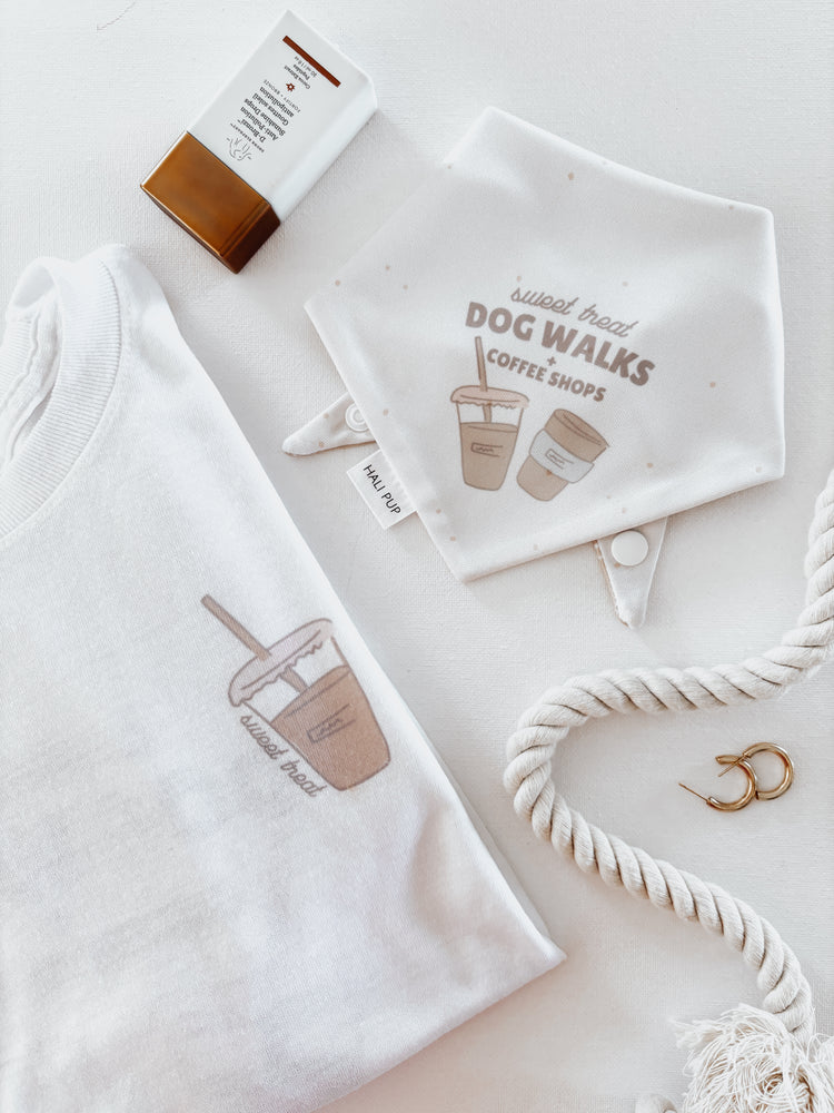 Coffee Shops & Dog Walks Graphic Tee