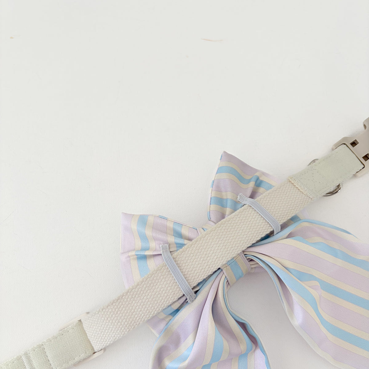 Waterbaby Stripe Sailor Dog Bow