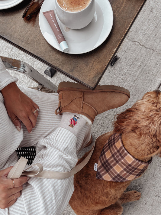 Field Mice & Plaid Dog Bandana
