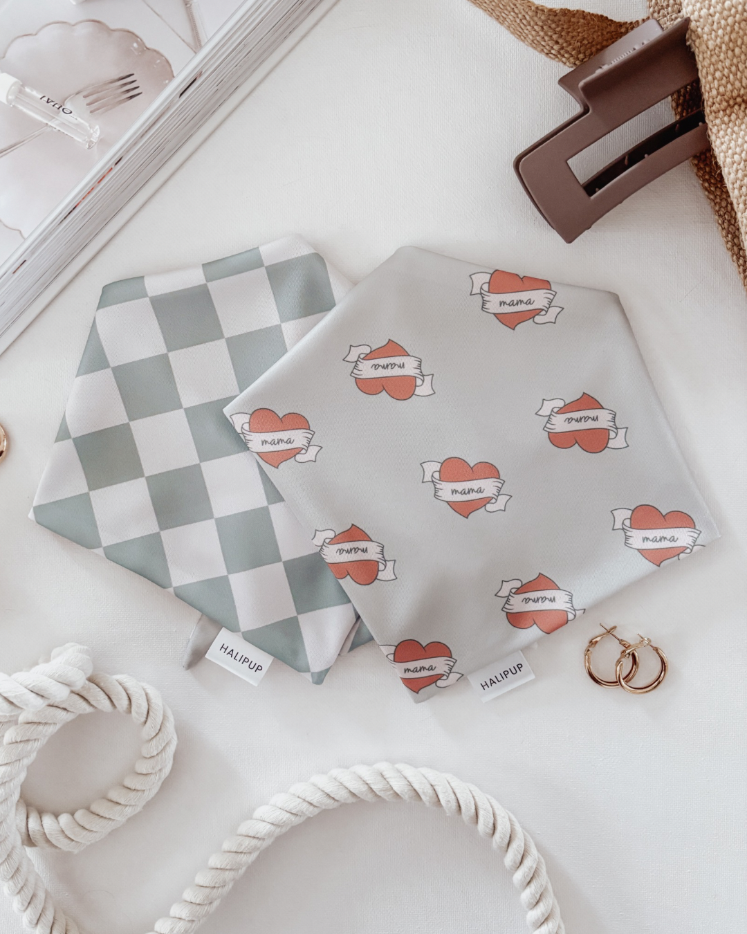 Mamas babe reversible dog bandana