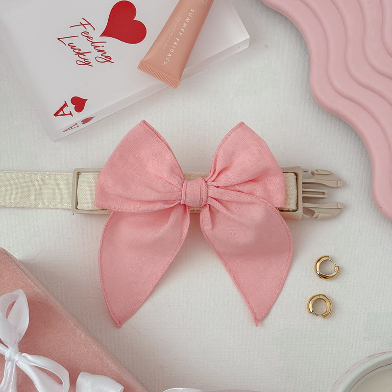 Bubblegum Pink Pinwheel Sailor Dog Bow