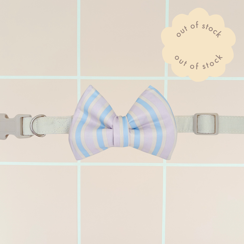 Waterbaby Stripe Classic Dog Bow