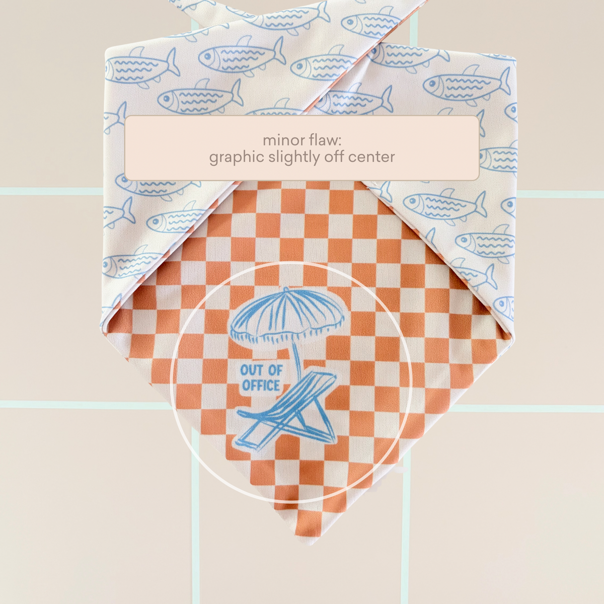 Minor Flaw Porto Club Dog Bandana