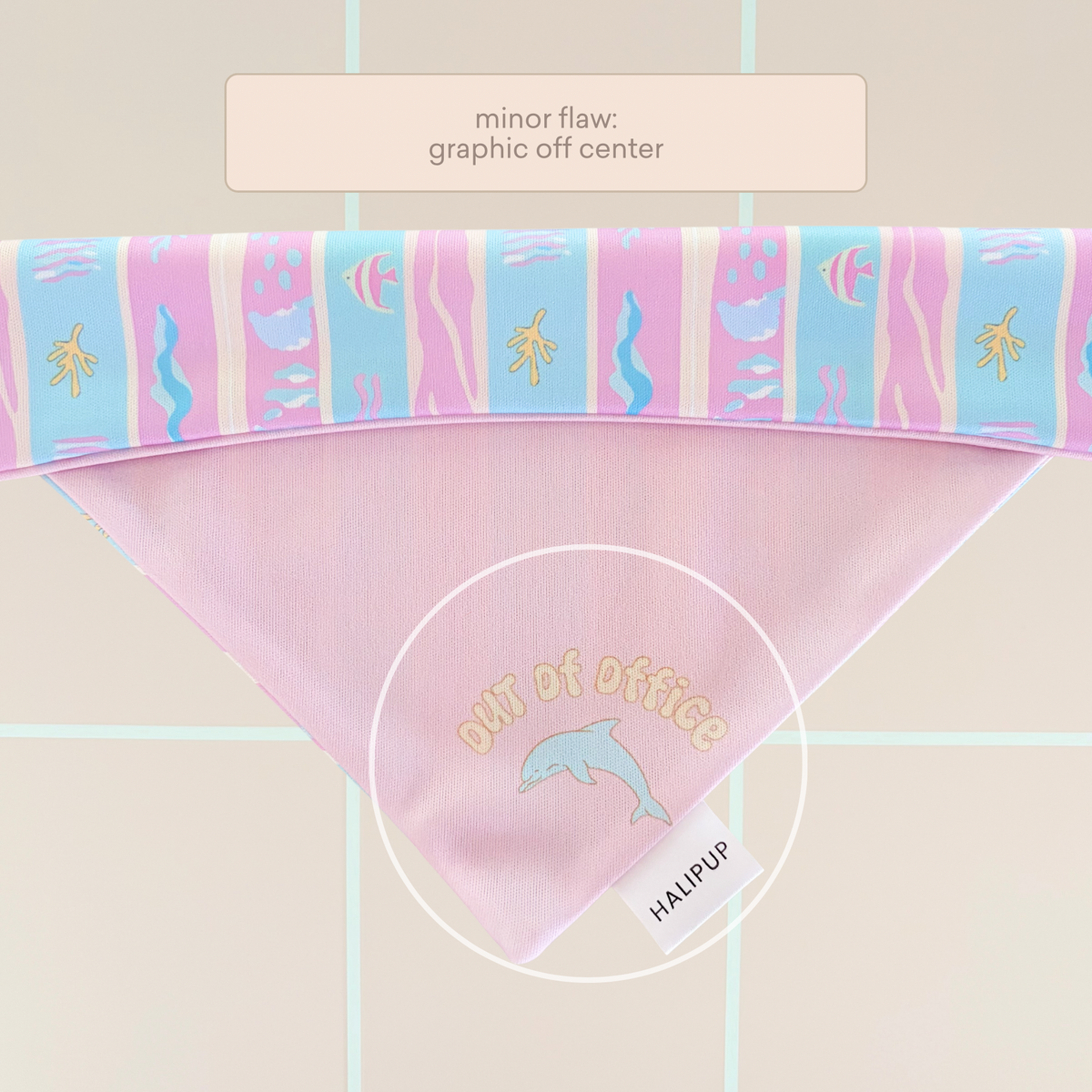 Minor Flaw Club Paradise Dog Bandana