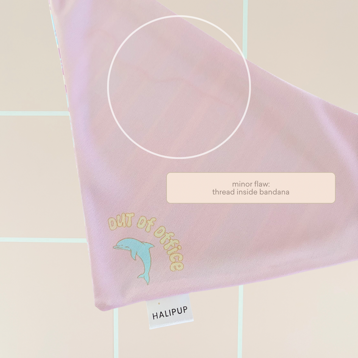 Minor Flaw Club Paradise Dog Bandana