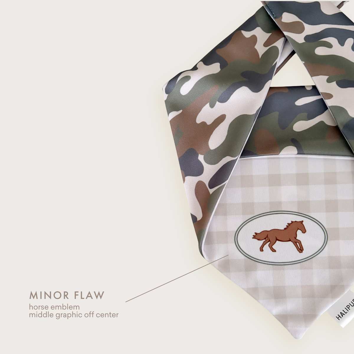 MINOR FLAW The Windsor Dog Bandana