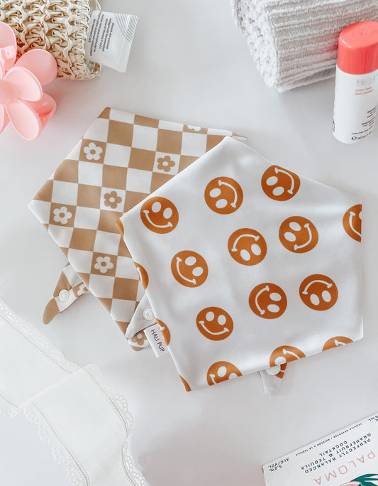 Daisy Grid Scrunchies