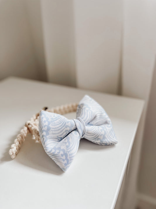 Nautical Waves Over The Collar Dog Bow