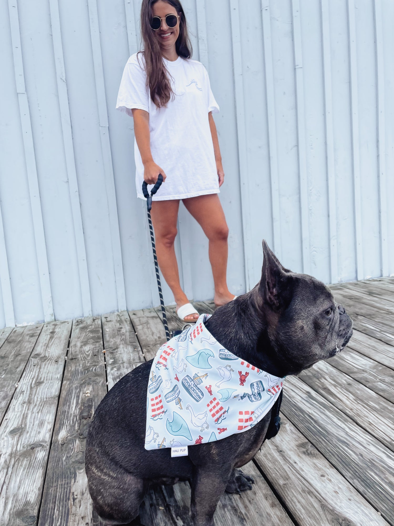 Nauti Dog Bandana. Handcrafted Dog Accessories for Your Pet