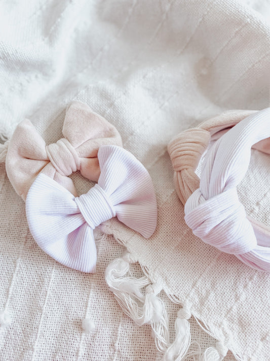 Blush pink velour, classic light pink dog & cat bandana